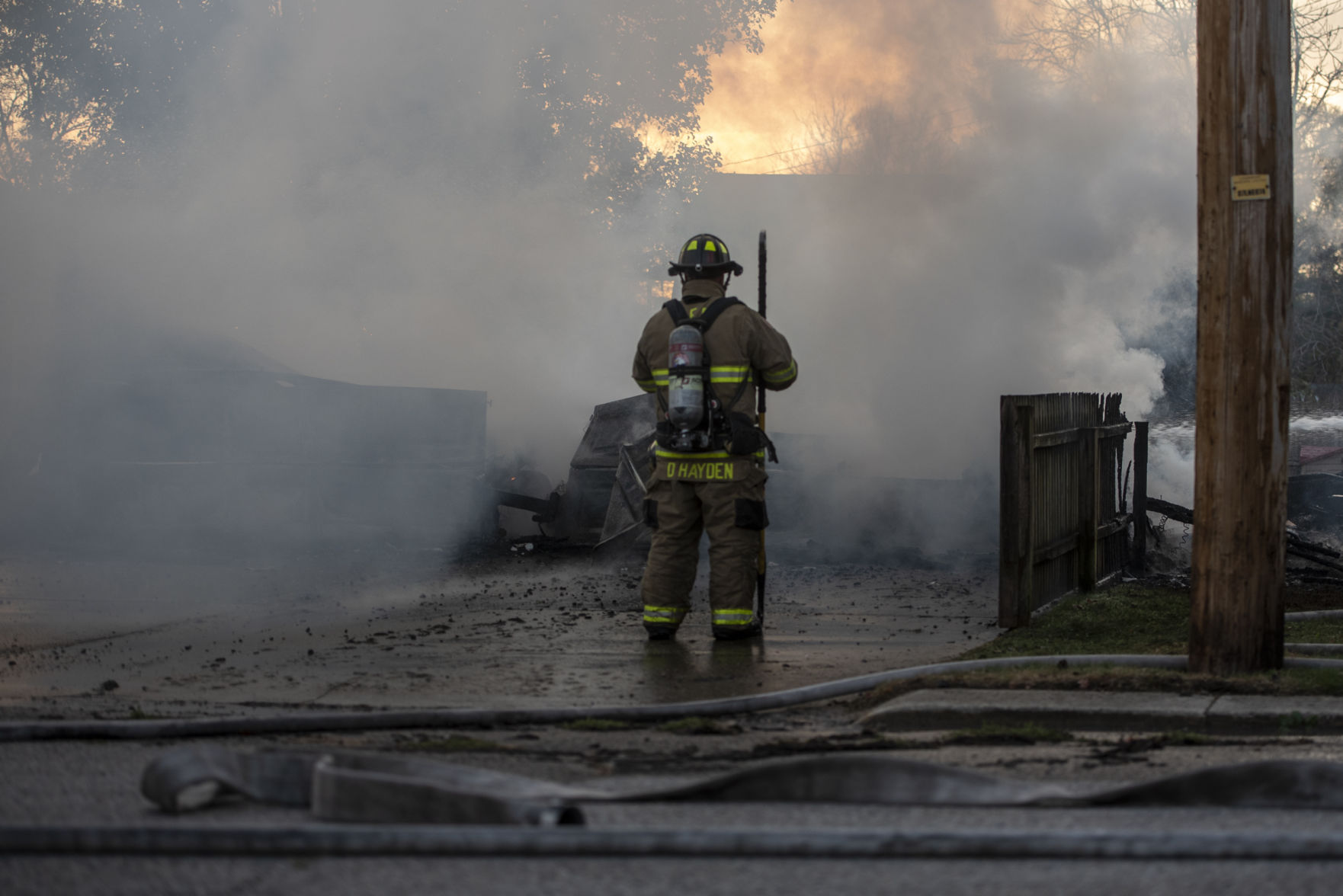 Garage fire
